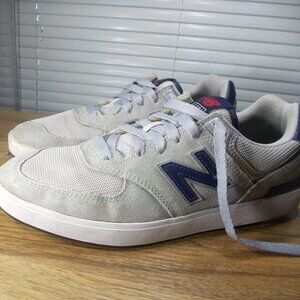 New Balance Gray and Navy Athletic Shoes